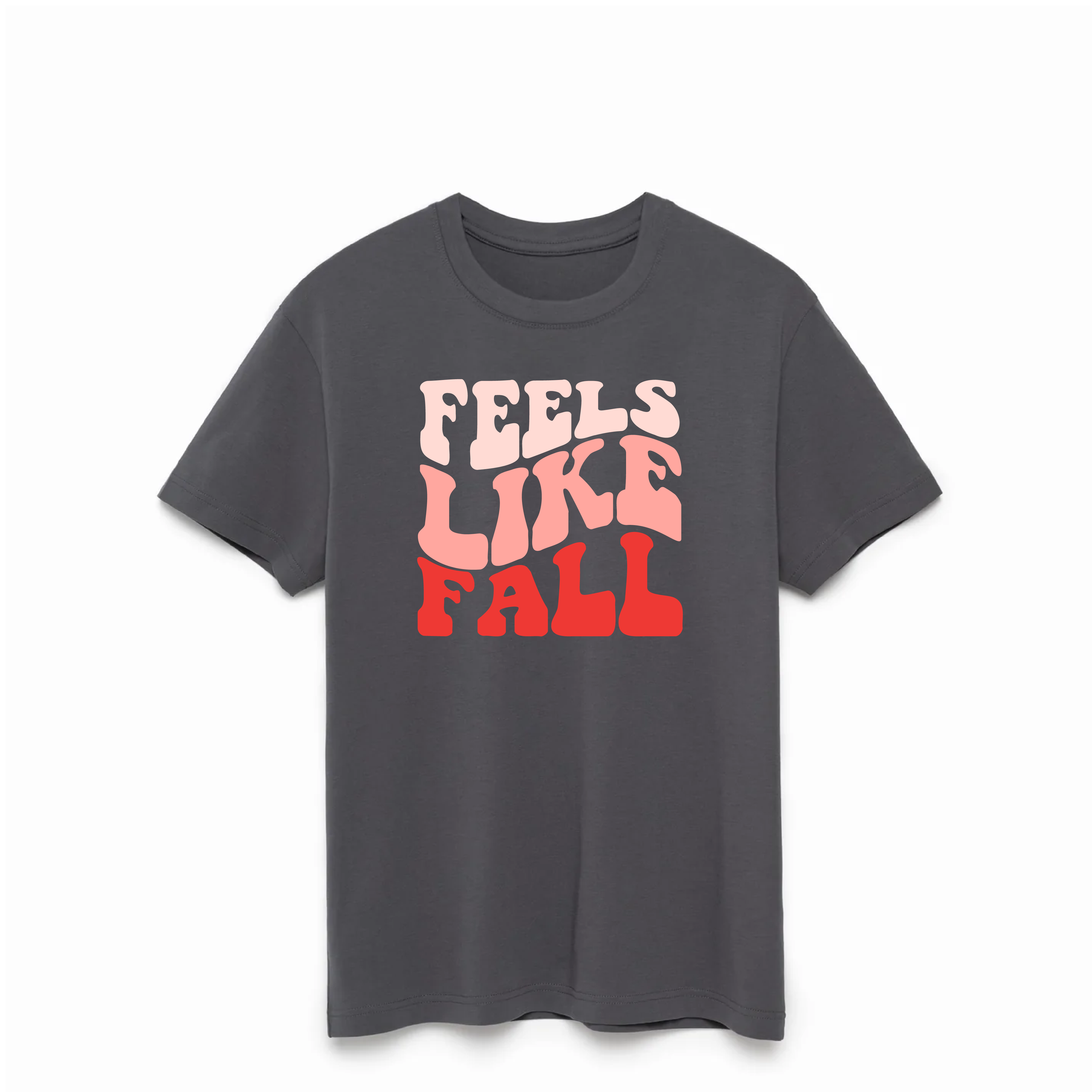 Slate Feels Like Fall Supima® Cotton Tee