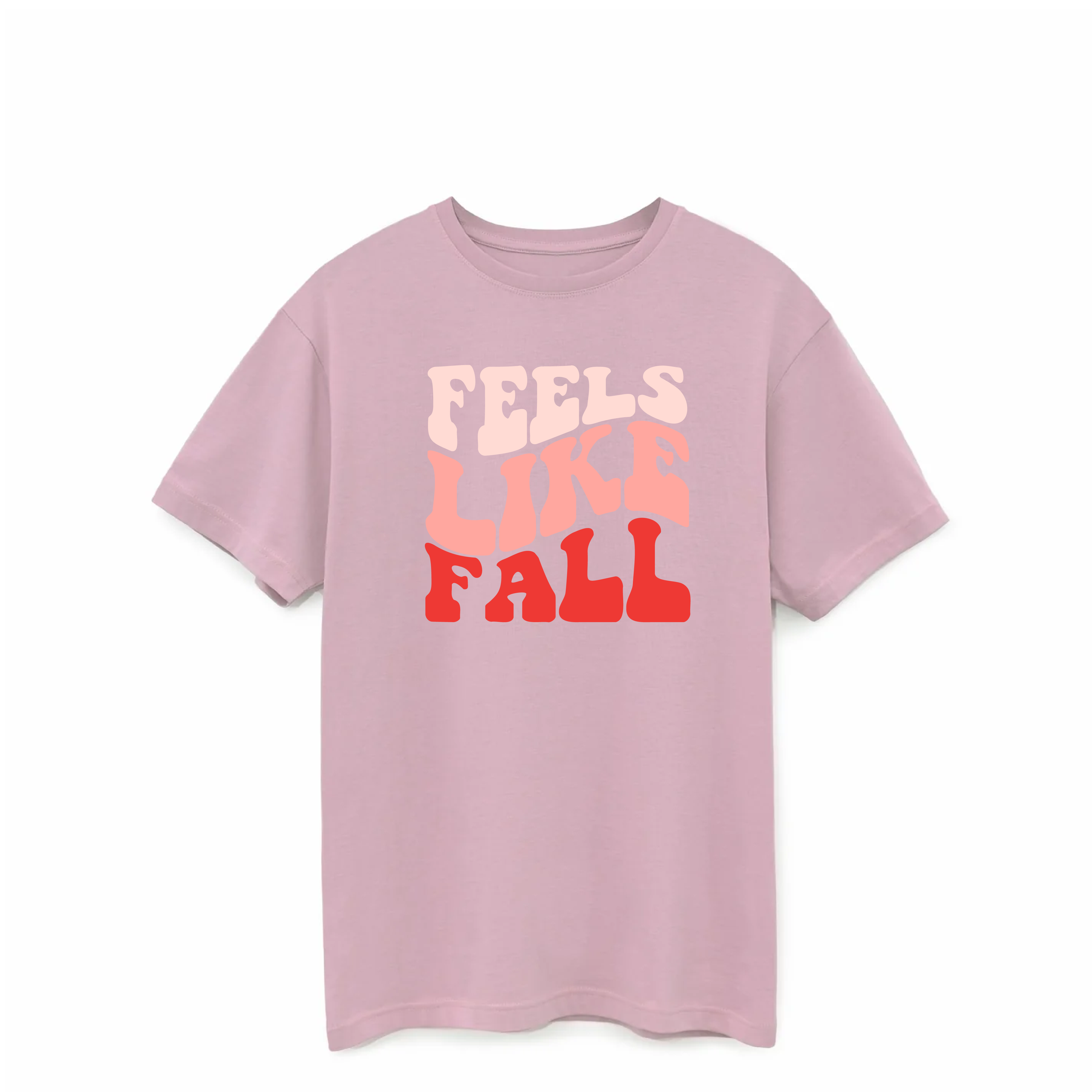 Lavender Enjoy Fall Colors Supima® Cotton Tee