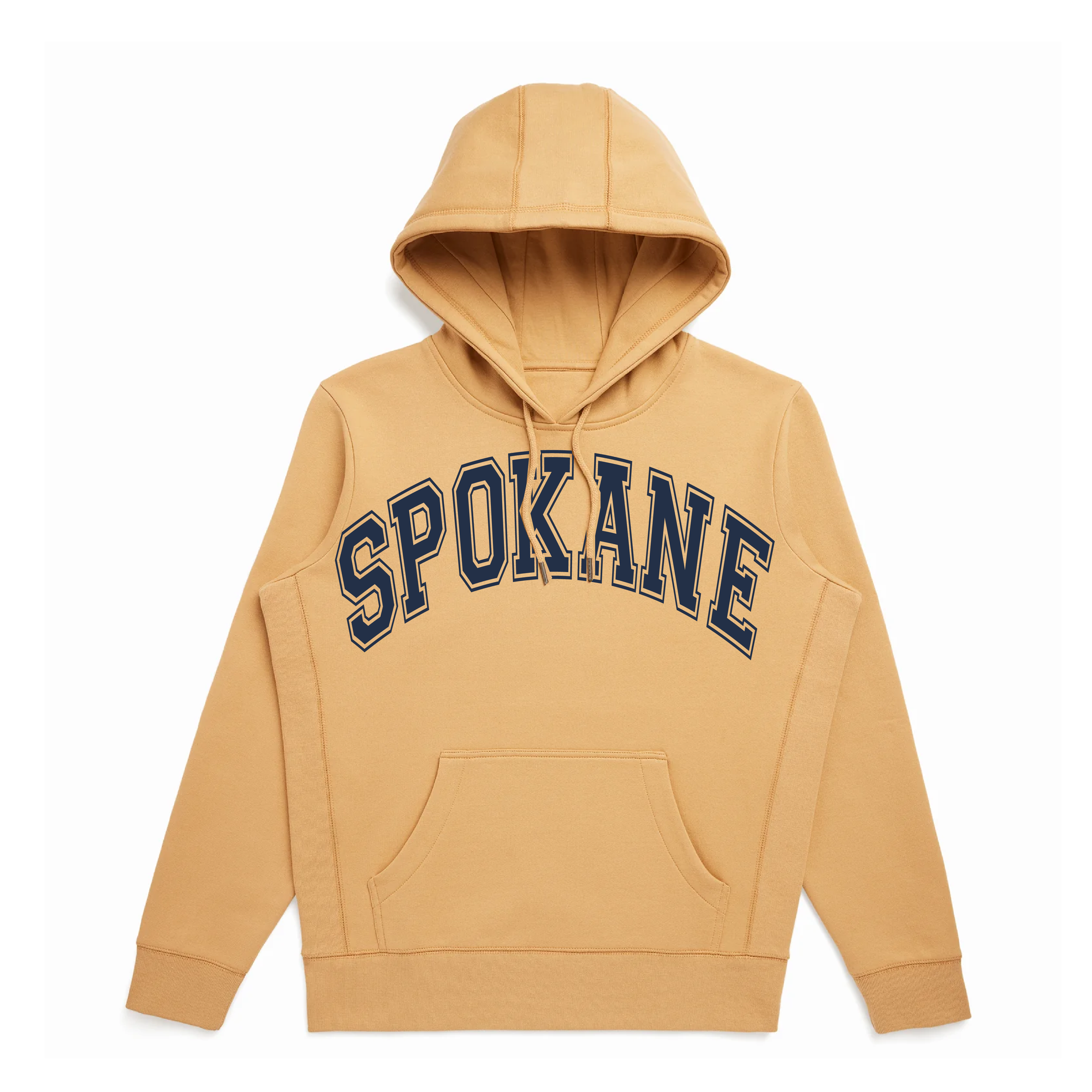 Camel Spokane Organic Cotton Hoodie