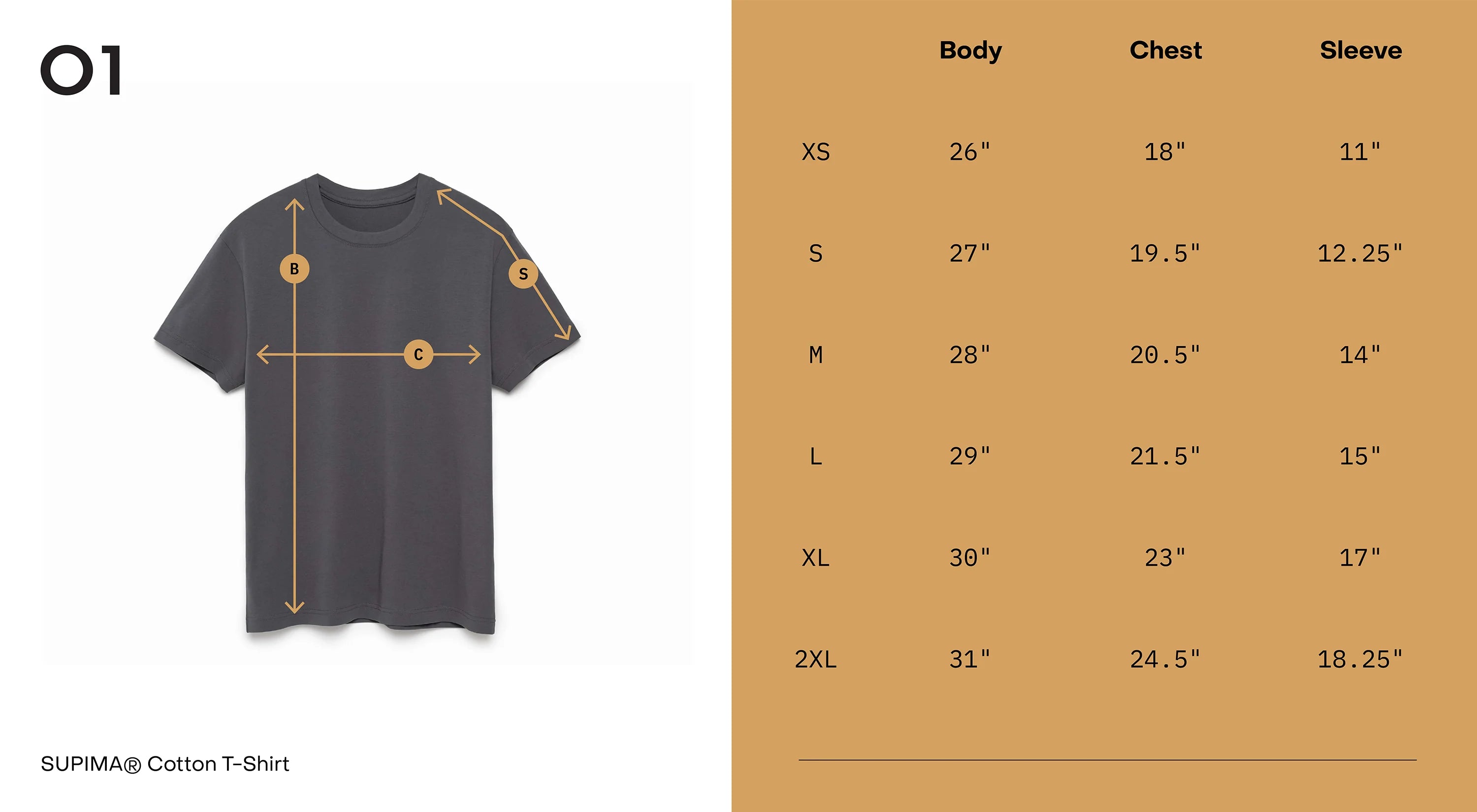 Slate Spokane Supima® Cotton Tee