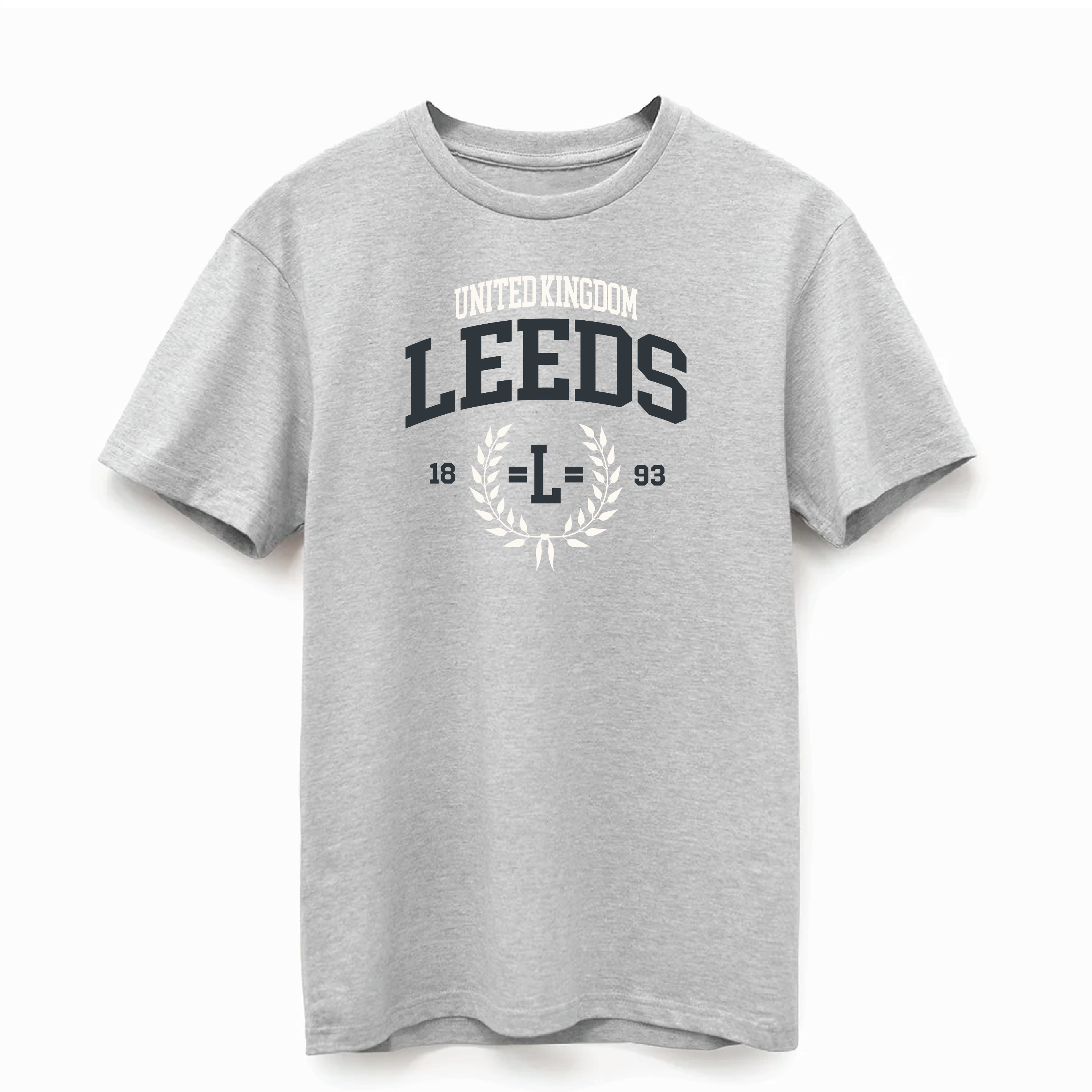 Gray Leeds Supima® Cotton Tee